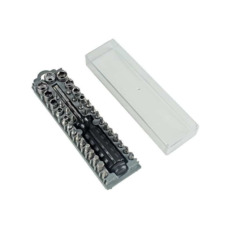 38 stk. Phillips Pozidriv Torx Hex CRV Bit Sæt